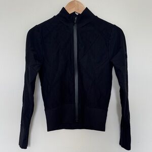 Oysho Black Women's Full-Zip Jacket - Classic Lightweight Layer